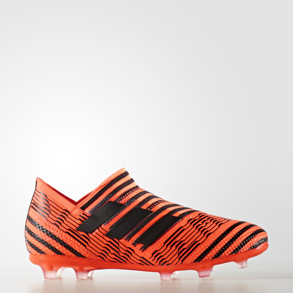 Adidas Nemeziz 17+ 360 Agility Firm Ground - ποδοσφαιρικα παπουτσια για αγορια - Πορτοκαλι/Μαυρα/Κοκ